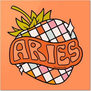 Aries Strawberry Posters and Art